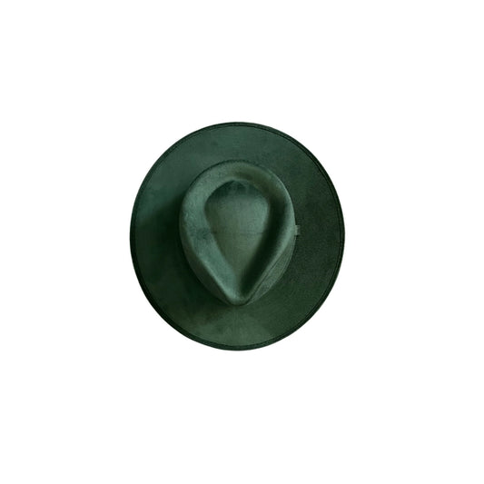 The Modern Cactus Co - Vegan Suede Tear Drop Hat - Emerald