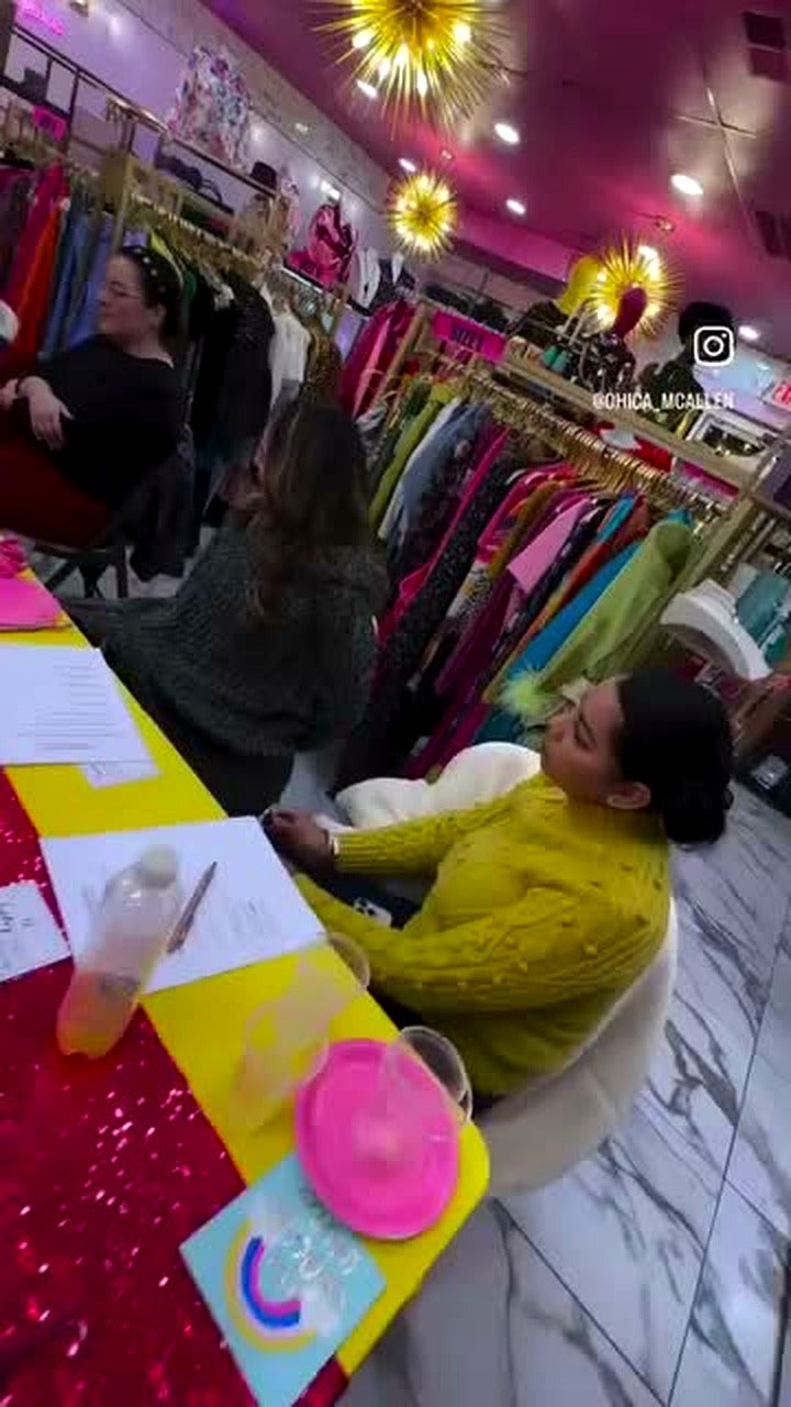 Vision board party in full swing inside CHICA Boutique